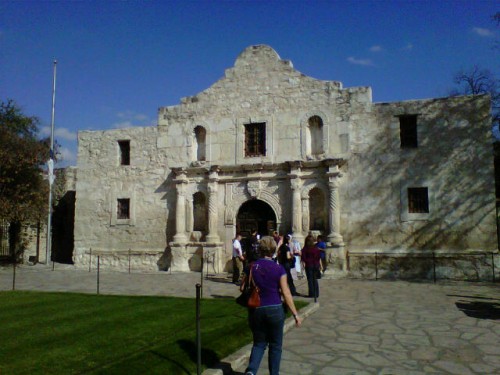 A sunny 25 celcius at the Alamo on Tuesday. Worth remembering!