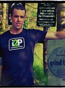 Jordan about to test his limits on the Grouse Grind in North Vancouver, B.C. Known as “Mother Nature’s Stairmaster, a 2.9-kilometer trail up the face of Grouse Mountain, with an elevation gain of 853 metres.  