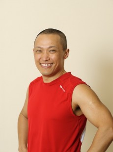 Spiritual leader Sakyong Mipham sporting running gear.