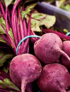 Beets are high in nitrates which increase oxygen uptake.