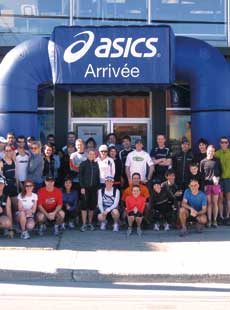 Le Coureur Running Club, Sherbrooke. Photo Courtesy of Le Coureur. 