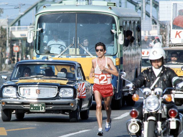 Canadian Running- Jerome Drayton running in the 1976 Fukuoka Marathon