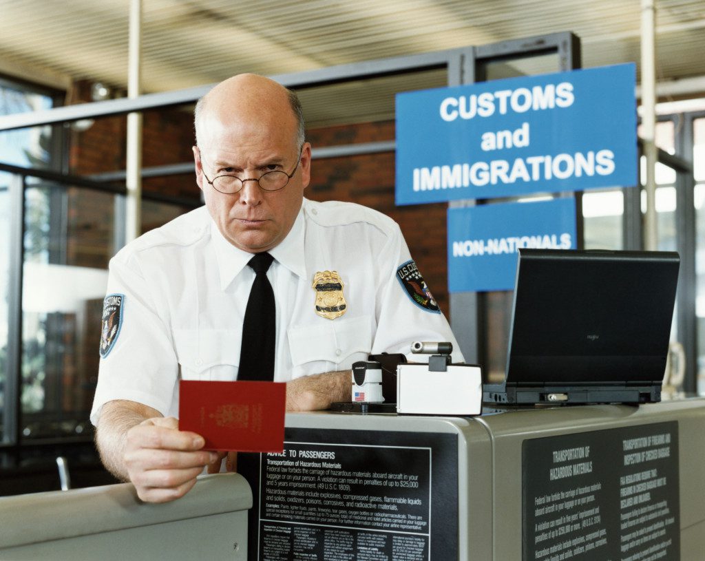 customs agent US  Canada border