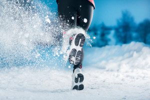 Winter running shoes