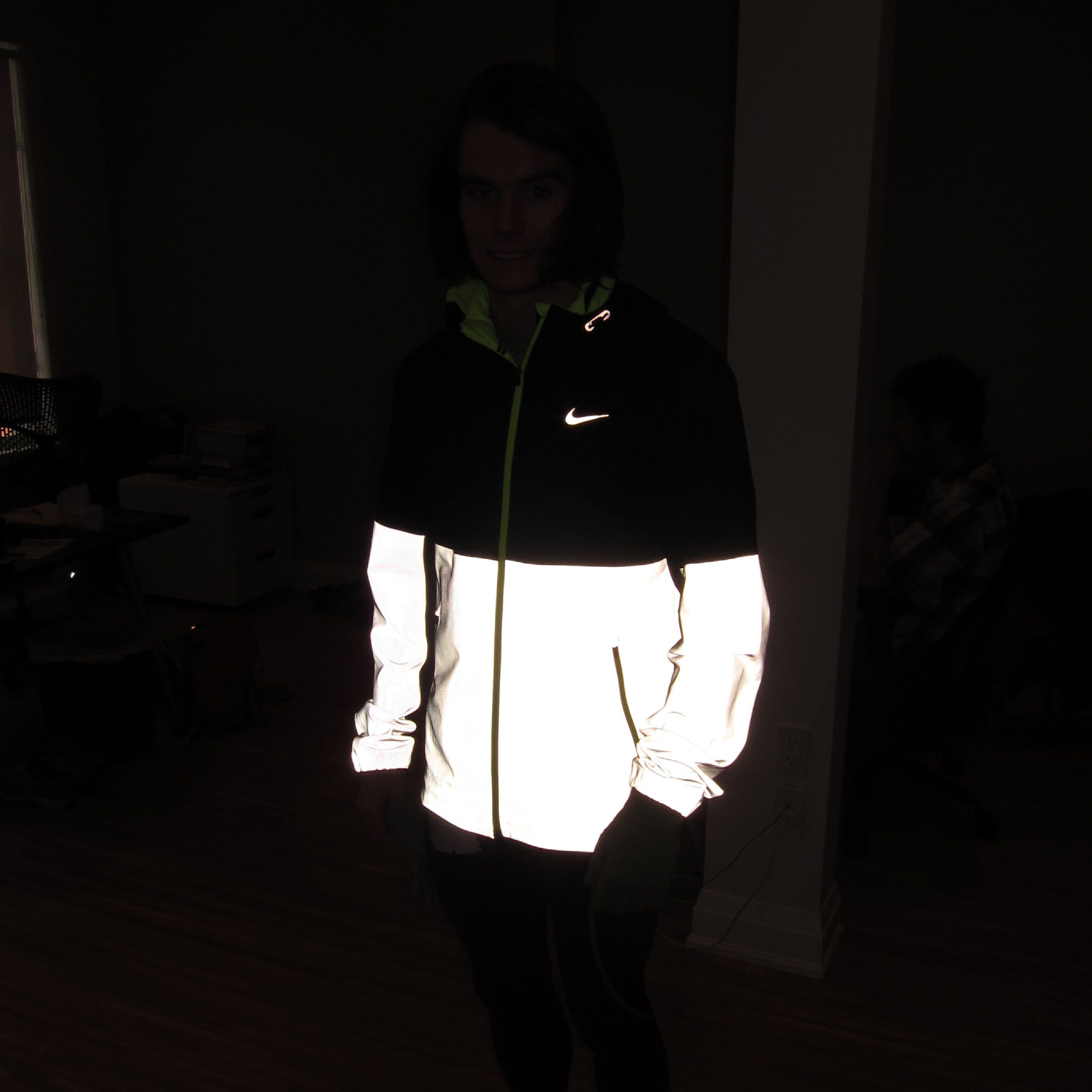 adidas reflective running jacket