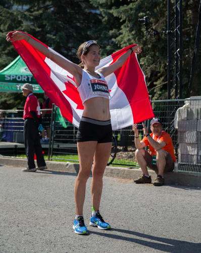Rhiannon Johns won her first Canadian championship