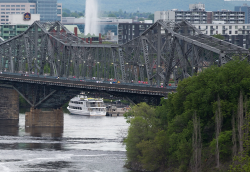 The Alexandra Bridge over the Ottawa River