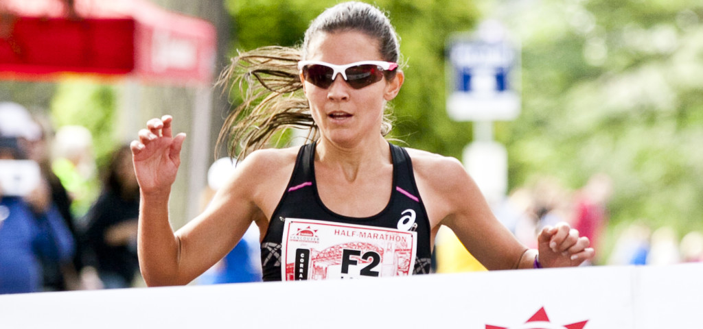 Lanni Marchant Vancouver half-marathon