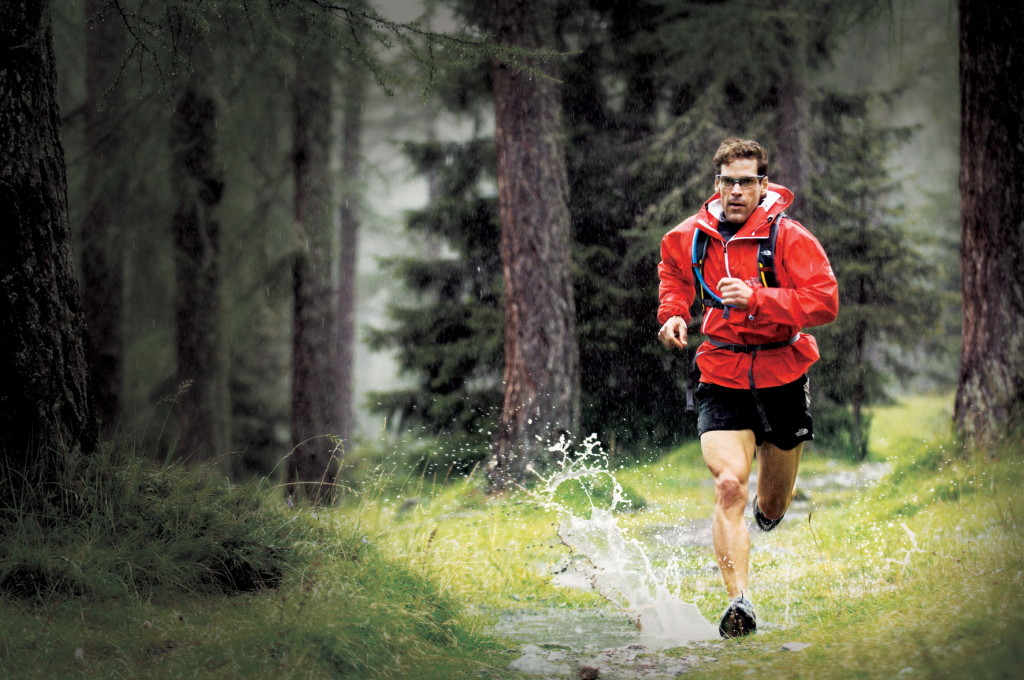 Dean Karnazes running in the Dolomites, Cortina, Italy.