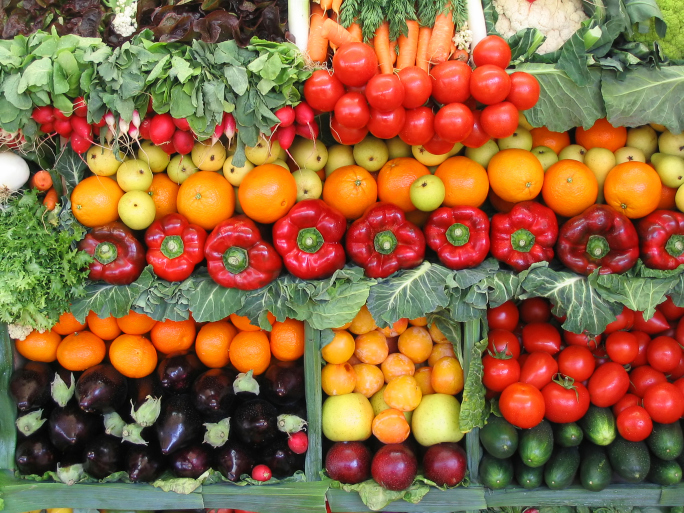 colourful vegetables