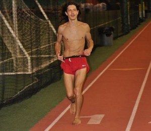 Andrew Snope set the world barefoot 24 hour record.