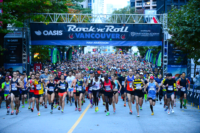 Vancouver Rock 'n' Roll half-marathon