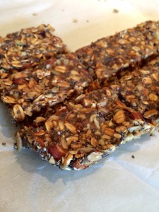 Super seedy granola bars