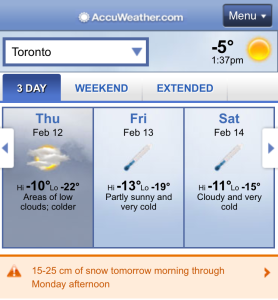 Another uplifting winter running forecast