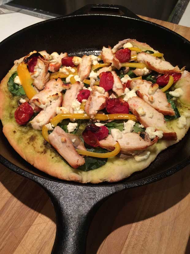 Simple Skillet Pizza - Canadian Running Magazine