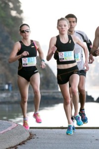 Rachel Cliff racing the Modo Spring Run-Off