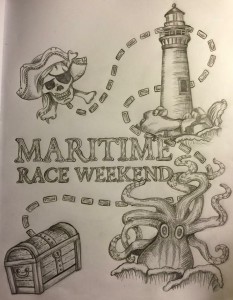 Maritime Race Weekend T-shirt design