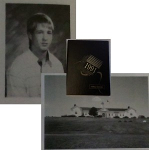 The photos and high school yearbook that triggered the memory and the blog.