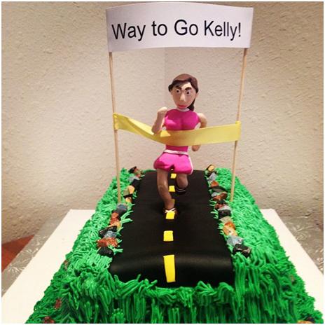 Running-themed cakes that take the cake