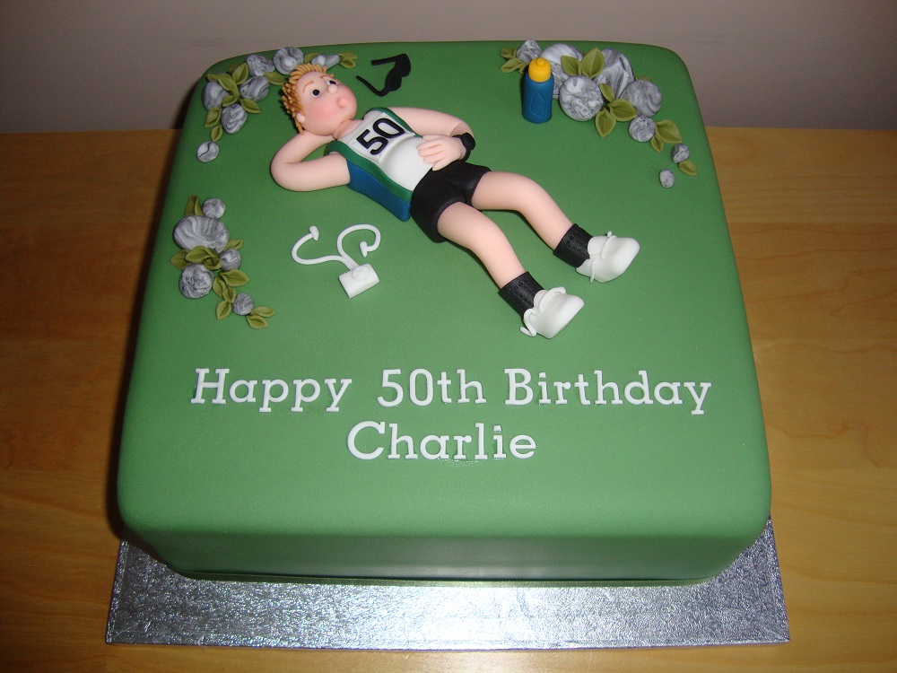 Marathon Birthday Cake