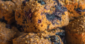 quinoa blueberry muffin
