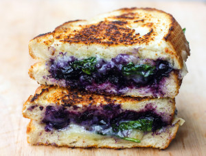blueberry grilled cheese