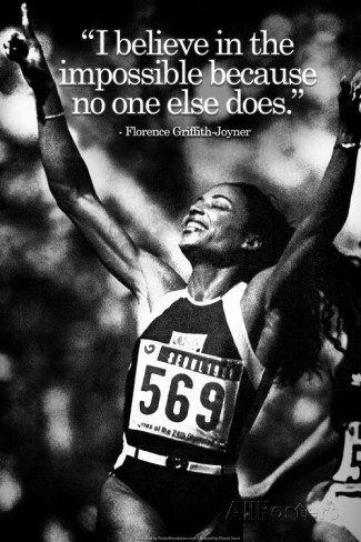 florence-griffith-joyner-impossible-quote-inspire-plastic-sign