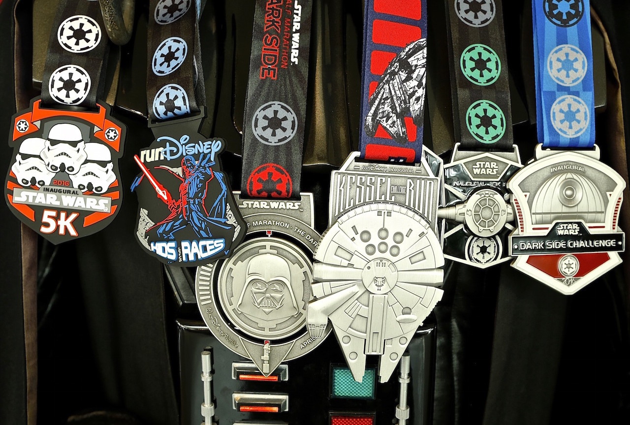 Star Wars race medals