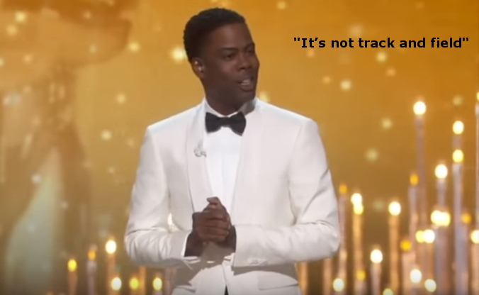 Chris Rock track and field