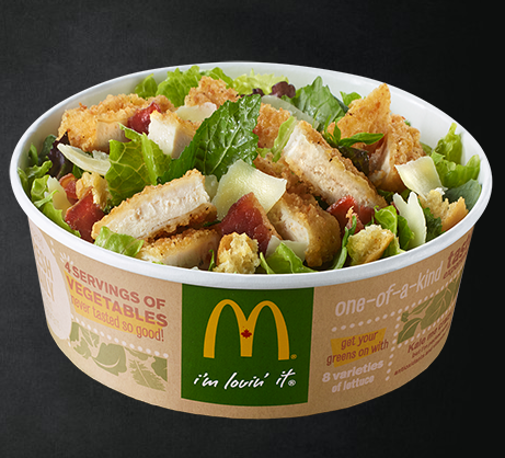 Mcdonalds Salad Calories Chart