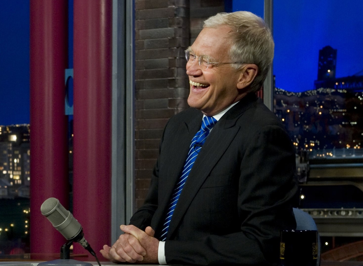David Letterman running