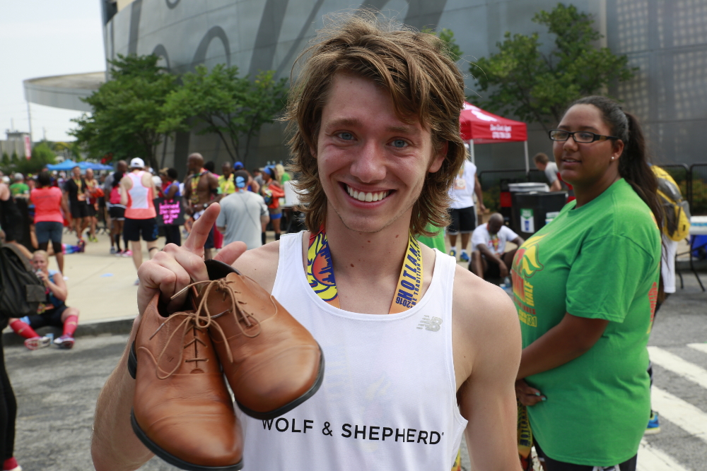 Half-marathon dress shoes