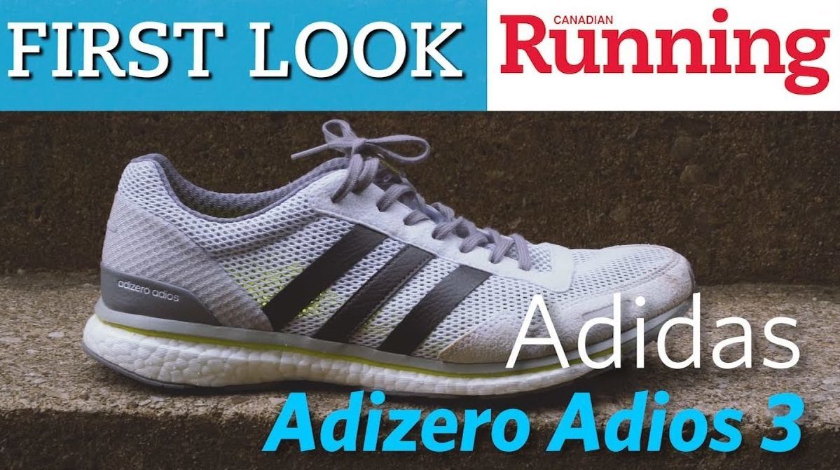 Beknopt bedrijf Ansichtkaart Set your next PB in the Adidas Adizero Adios 3 - Canadian Running Magazine