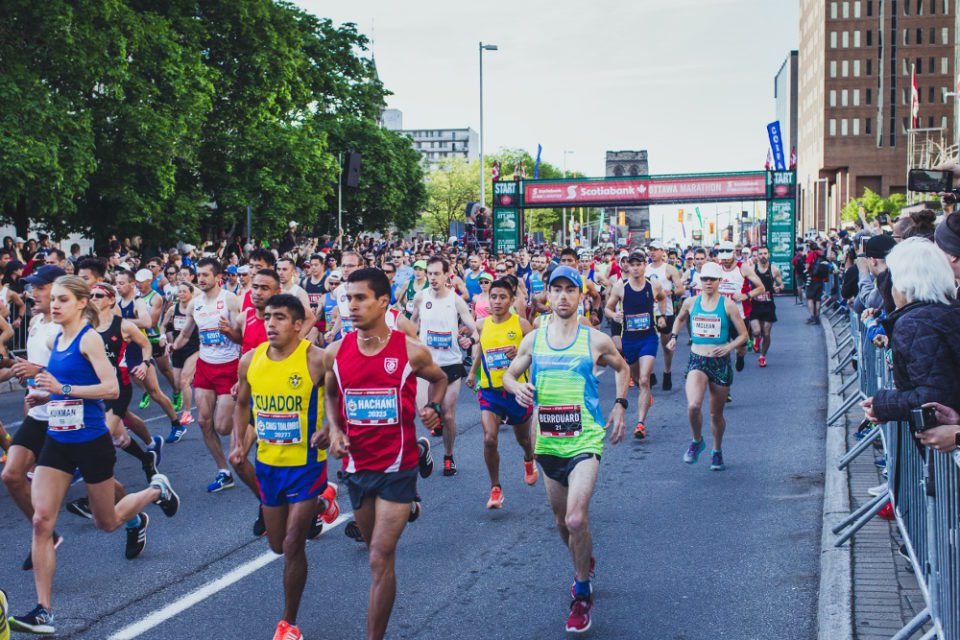 Canadian marathons where runners are most likely to qualify for Boston