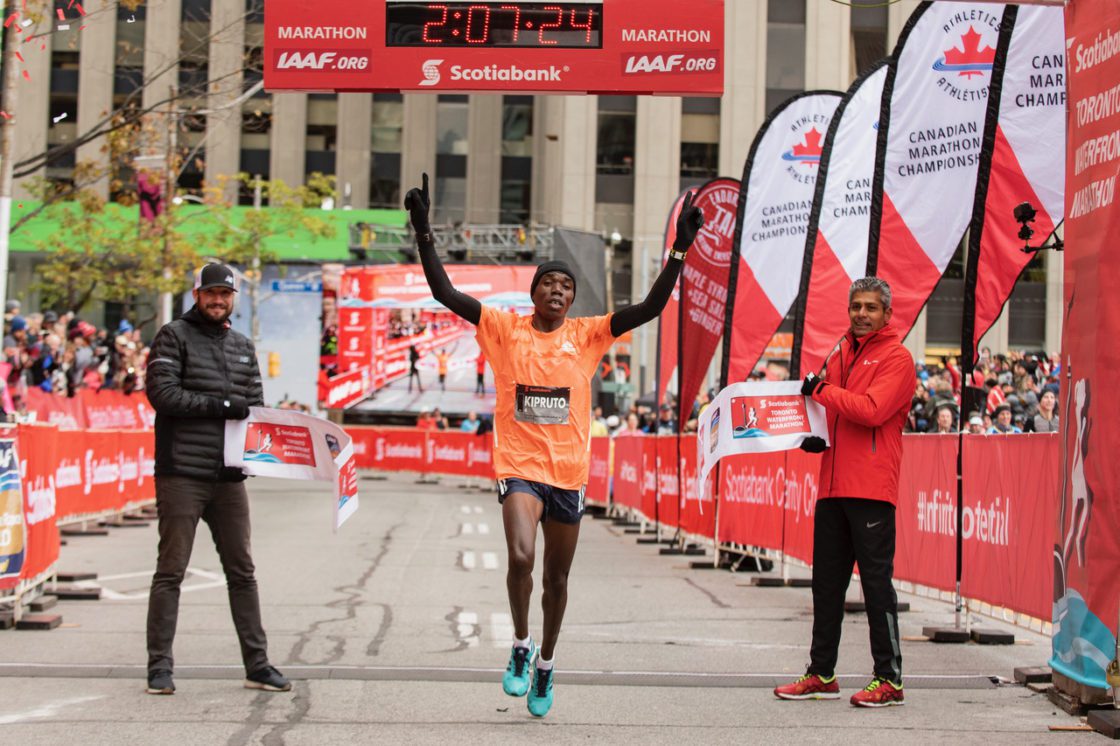 Benson Kipruto and Diana Kipyogei win the 125th Boston Marathon