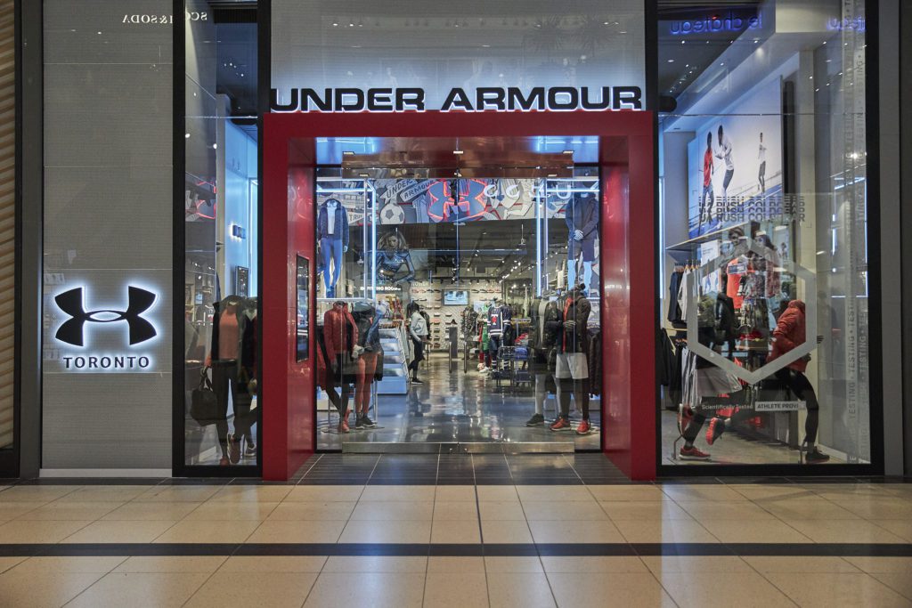 Under Armour opens first Canadian store 