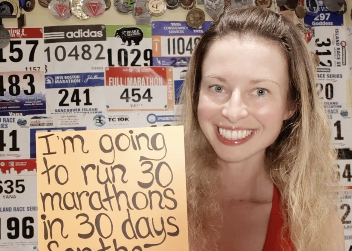 Meet The Woman Running 30 Marathons In 30 Days For The Victoria