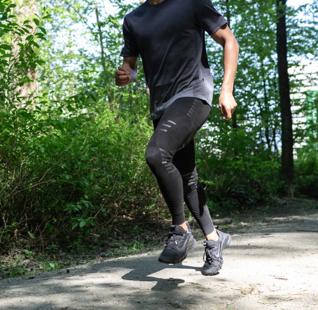 The Canadian-made running tights that double as a medical-grade