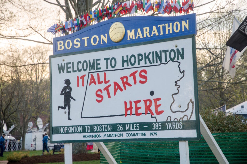 boston marathon start