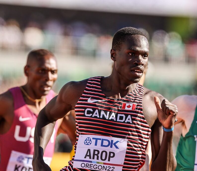 Marco Arop nearly breaks Canadian 800m record at Paris Diamond League