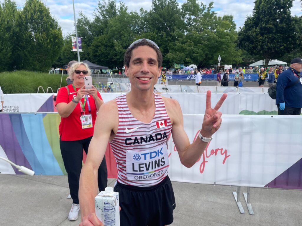 cam levins at world championships marathon 2022
