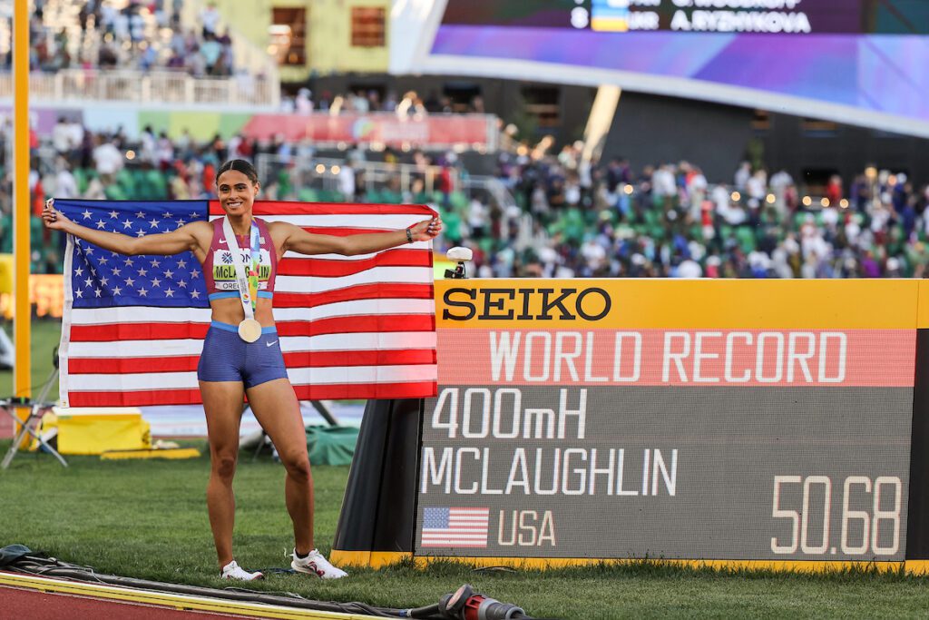 sydney mclaughlin world record