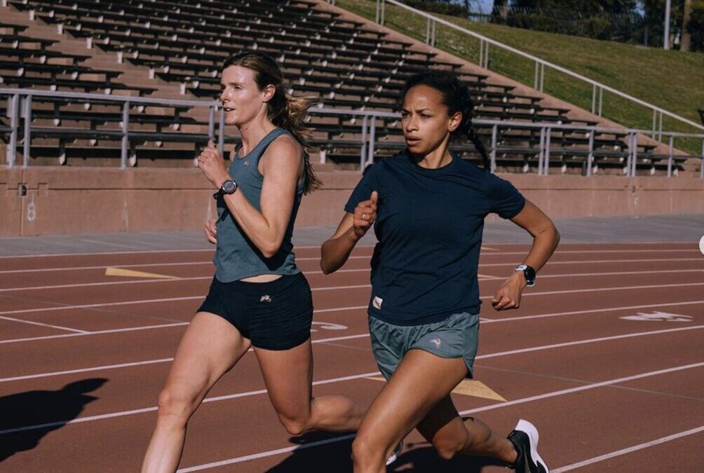 runners compete on track for Tracksmith brand