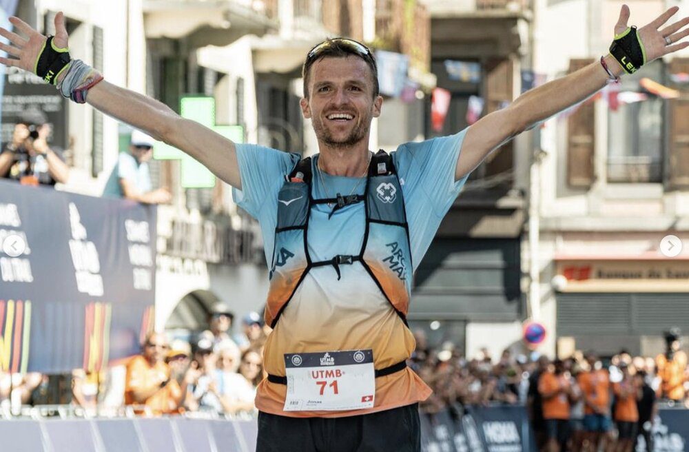 Jonas Russi takes eighth place at UTMB