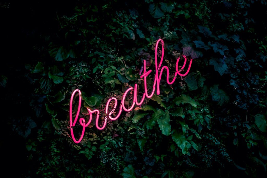 Breathe sign