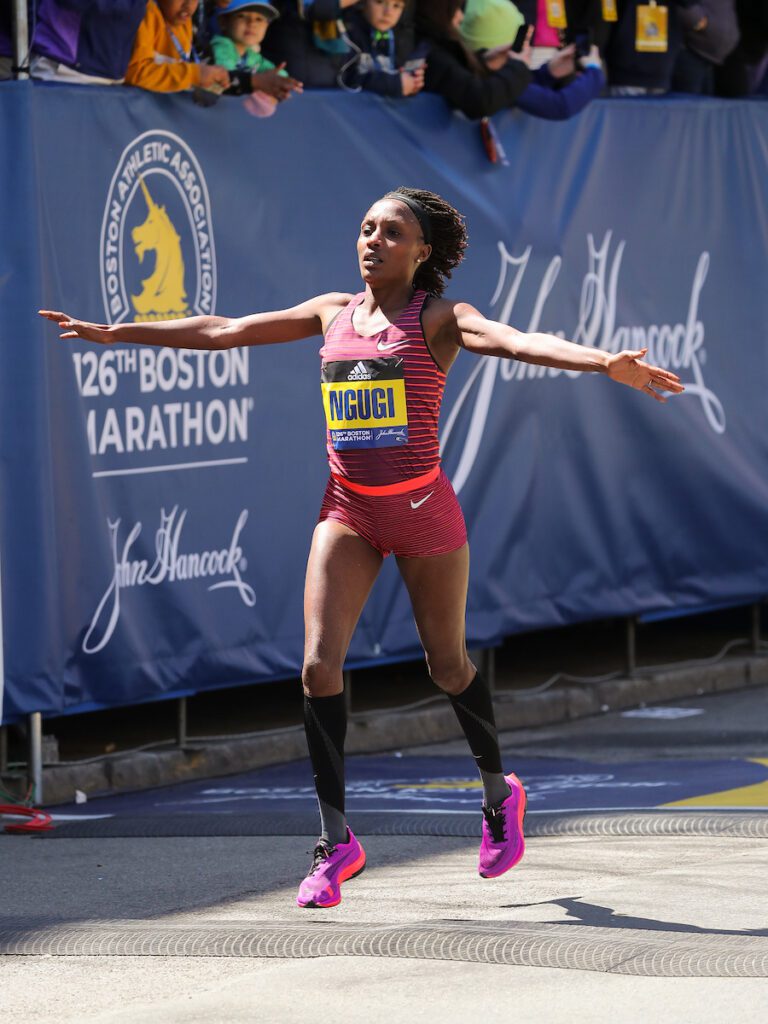 Mary Gugi 2022 Boston Marathon