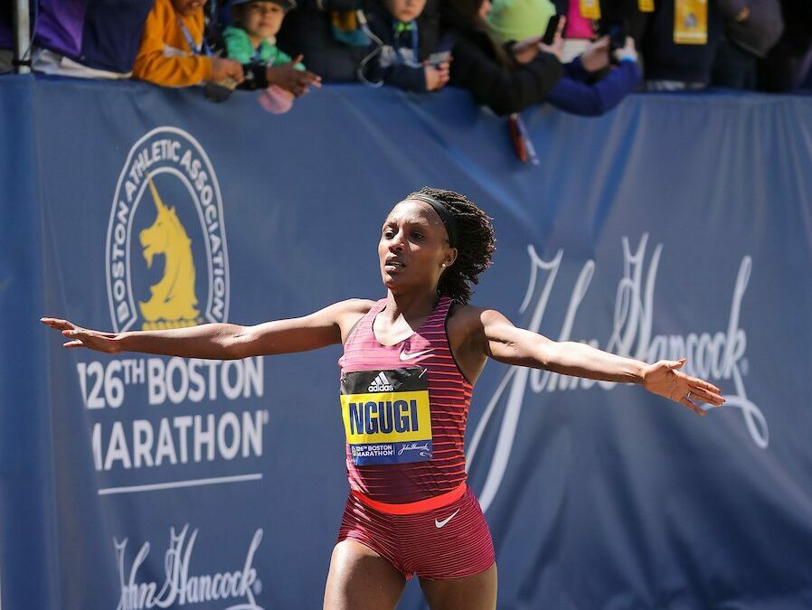Mary Ngugi 2022 Boston Marathon