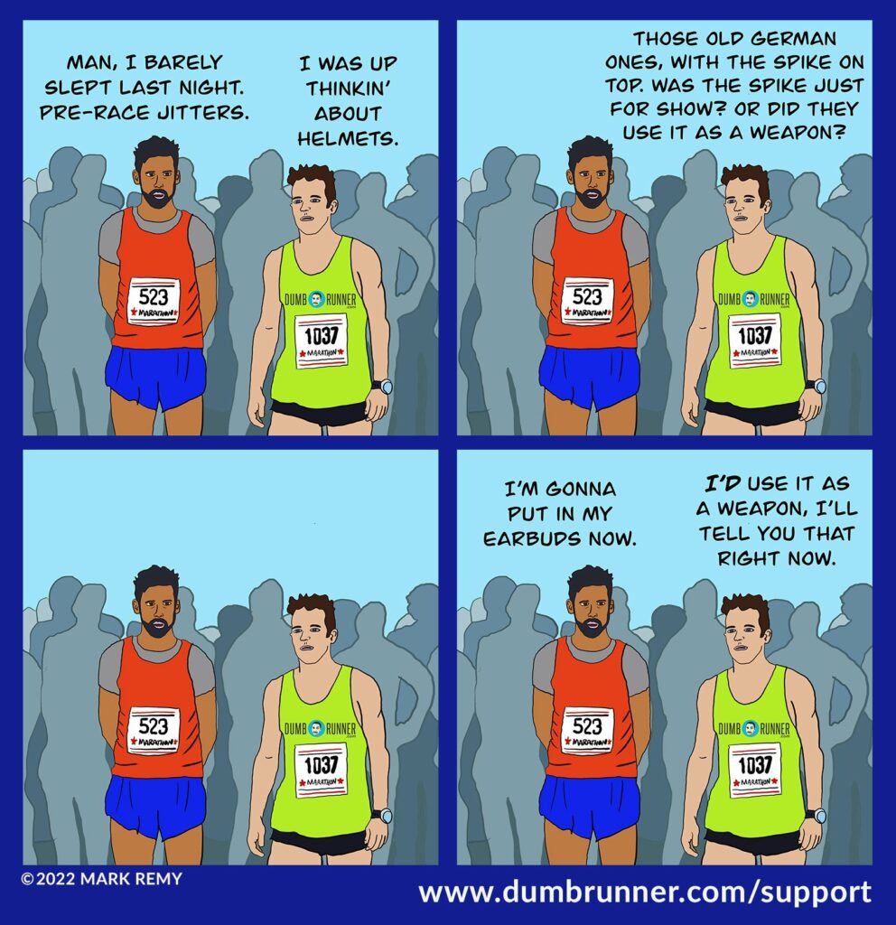 dumb runner weird racer comic