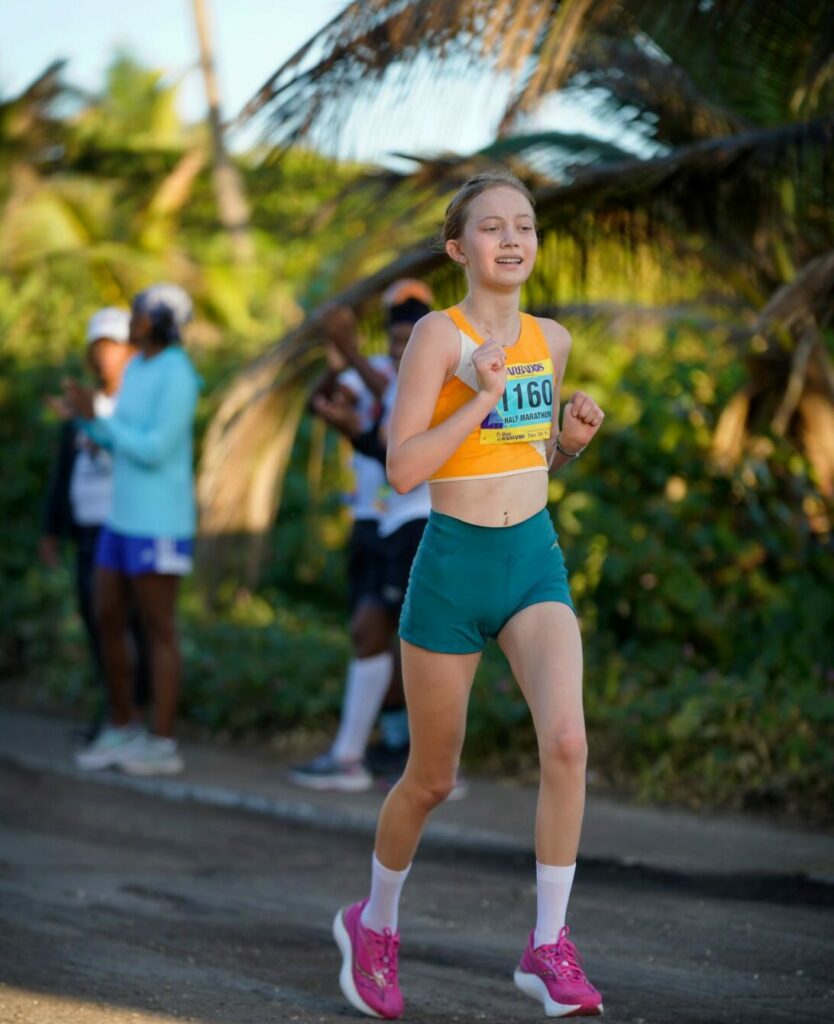 Selma Nordigarden Barbados half marathon