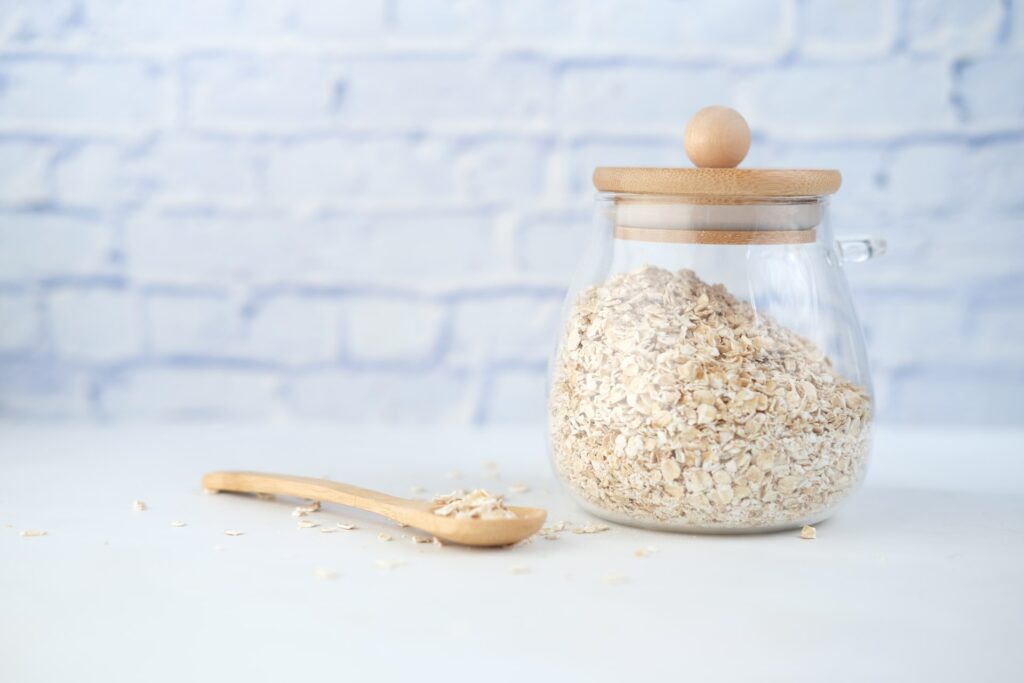 oatmeal in a jar